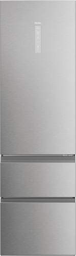 Frigorífico Combi Haier HTW5620ENMG - 414 L, 205x60 cm, Clase E, No Frost, Inox