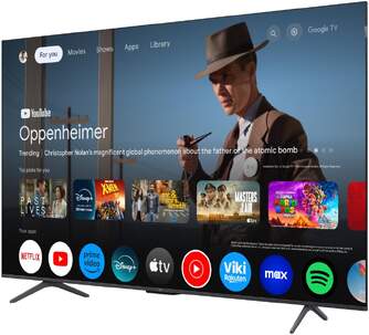 TV TCL 55%%%quot; 55P8K UHD QLED GOOGLETV 144HZ ONKYO