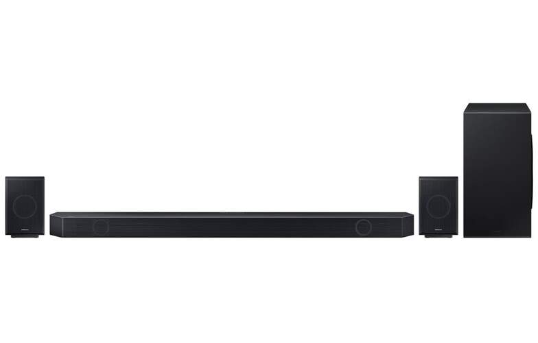Barra de sonido Samsung HWQ990D - 11.1.4, 656 W, Dolby Atmos, funciona con Alexa y Google Assistant