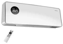 Calefactor Pared Artica ACCER2000 - 2000 W, Control remoto, Temporizador, Función Frío/calor, IP22