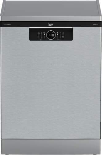 Lavavajillas Beko BDFN26440XC - 6 programas, 14 servicios, con Display, 44 dB, Inox