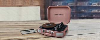 GIRADISCOS ESTEREO MUSE MT-201BTP ROSA BT