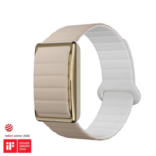 Smart Band Polar Loop Gen2 Oro/Beige - Talla S-M, control de salud 24/7, 8 d&iacute;as autonom&iacute;a