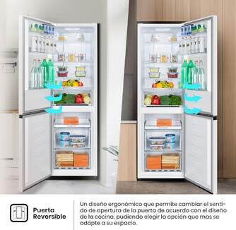 FRICOM. HISENSE RB390N4BWC 186x60x59 NF BCO DSP