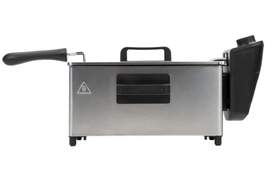 Freidora Jata JEFR1678 - 3 litros, Inox, 2000 W, ajustes de temperatura, indicadores LED