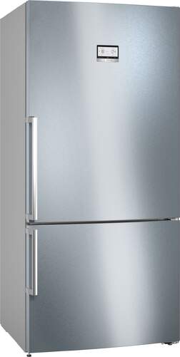 Frigor&iacute;fico Combi Bosch KGN86AIDR - 186 x 86 x 81 cm, Clase D, 631 litros, No Frost, Inox