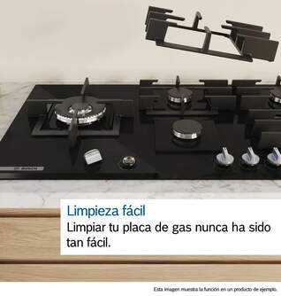 ENCIM. BOSCH PPQ7A6I40 75CM 5F GAS NAT NEGRO