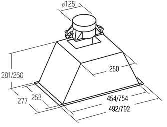 GRUP.FI. CATA GL45X 820M3h 49dB 02030303/02030305