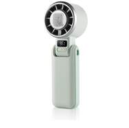 Ventilador Mano Cristal Ice Pro Verde - Bater&iacute;a 3600mAh, 5 velocidades, USB-C, Bater&iacute;a aprox. 4,5h