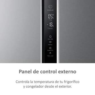 FRI. HAIER HSR5918DIMP 177x91x66 NF INOX DISP