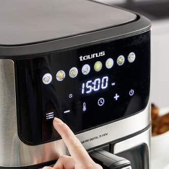 FREIDORA AIRE TAURUS 7S VIEW 1600W 6,5L VENT 8PR
