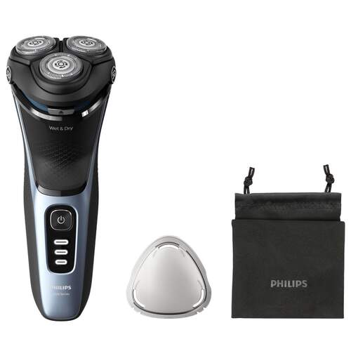 Afeitadora Philips S3243/12 - Cabezales flexibles 5D, 60 min Autonomía, Wet&Dry