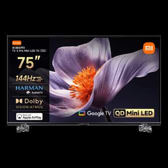 TV XIAOMI 75%%%quot; S PRO MINILED 2026 UHD GOOGLETV 144H