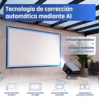 PROYECTOR IGGUAL IGG321003 4K ANDROID   LONA 120%%%quot;