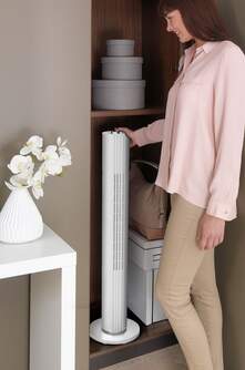 VENTILADOR TORRE ROWENTA VU6720 40W 86CM BCO.