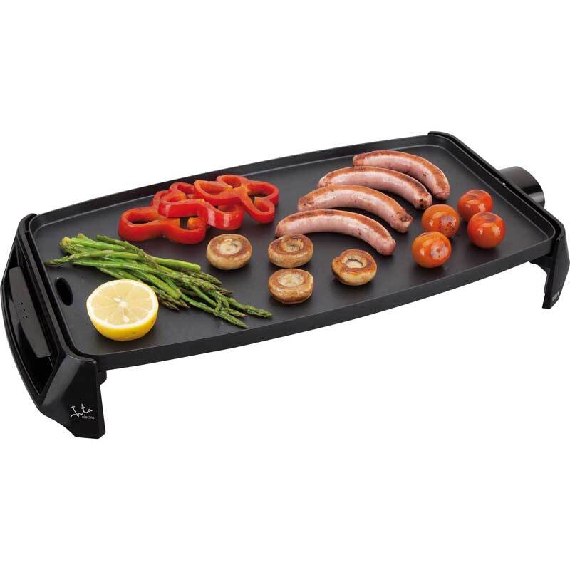 Plancha De Asar jata gr 195 potencia 2200w recubrimiento antiadherente termostato regulable gr195 46x25 asas toque 2200 cocina por igual en toda la superficie 46 25 cm libre pfoa muy resistente al rayado limpieza 46x25cm
