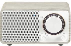 Rradio Sangean WR-7+ Gris claro - 6W RMS, Radio FM, Bluetooth, USB-A y USB-C, 3350 mAh