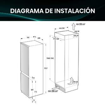 FRICOM. HISENSE RB3B370SAWD1 194x69 NF INT