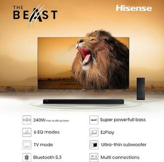 BARRASONIDO HISENSE HS2100 2.1 240W HDMI/USB/BT