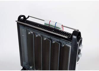 RADIADOR MICA JATA RD227N 2000W NEGRO