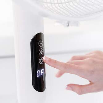VENTILADOR PIE TAURUS ICE BRIS SIL 40CM MD DC 3EN1