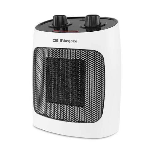 Calefactor Orbegozo CR5031 - Cer&aacute;mico, 2000 W, Negro, Blanco