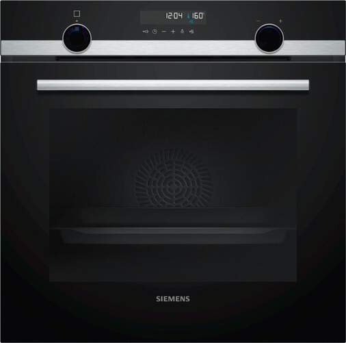 Horno Pirolítico Siemens HB578G0S00 - Clase A, 9 Funciones, CookControl, Display, Negro