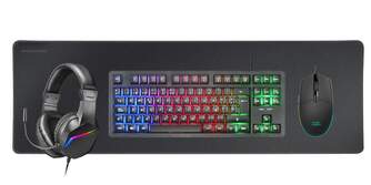TECLADO MOUSE AURICULARES ALFOMBRILLA MARS GAMING