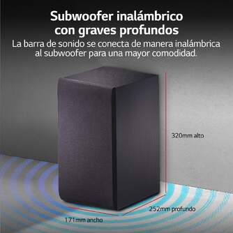 BARRASONIDO LG SQC1 2.1 160W DOLBY DIGITAL BT