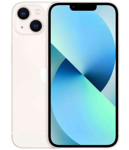 Apple iPhone 13 4/128GB Starlight - 6.1" Super Retina, 5G, C&aacute;mara Dual 12Mpx, Chip A15, NFC, Face ID