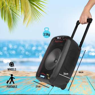 ALTAVOZ NGS WILDSAMBA PORTATIL SPEAKER 30W BLUE