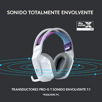 AURICULAR LOGITECH G733 BLANCO INALAMBRICO