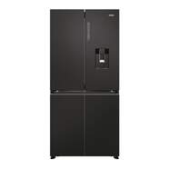 Frigorífico Haier HCR7818DWPT - 467 L, 4+, Clase D, 182x84 cm, No Frost, Dispensador, Negro Pizarra