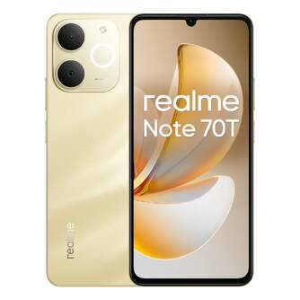 SMARTPHONE REALME NOTE 70T 4/128 6.74%%%quot; GOLD