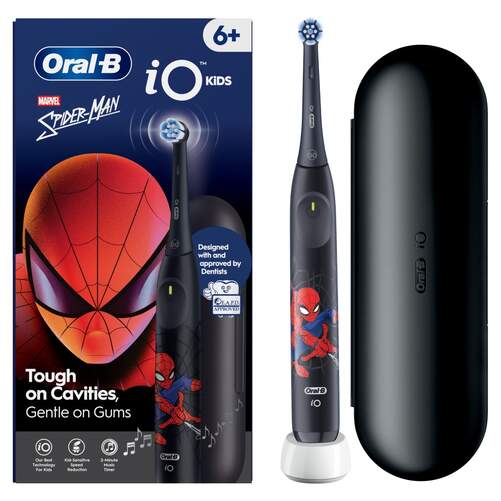 Pack Dental Spider-man Oral-B iO 2 Junior + Estuche - Incluye cepillo, funda y portarrecambios
