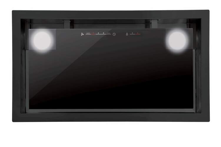 Grupo Filtrante Cata GC DUAL A BK 75 - Clase A, 80cm, 4 Velocidades+Turbo, 820m3/h, Cristal Negro