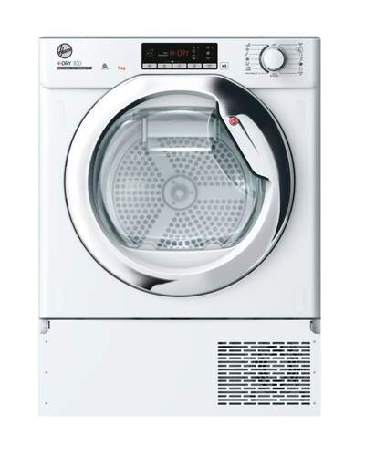 Secadora Integrable Hoover BHTD H7A1TCE-S - Clase A+, 7kg, Bomba Calor, 15 Programas, WiFi+BLE