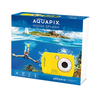 CAMARA AQUAPRIX W2024-Y SPLASH AMARILLA SUMERGIBLE