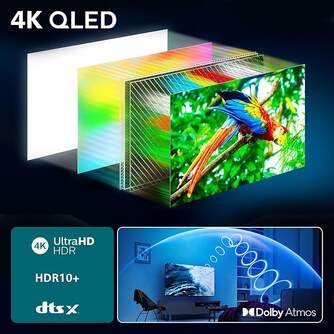 TV PHILIPS 55%%%quot; 55PUS7810 UHD QLED SMART TV HDR10 