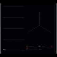 Placa Inducción AEG TI63IF0BFB - 3 Zonas, Powerboost, 7350 W, Táctil, Negro