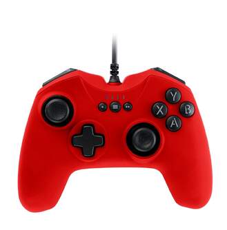 MANDO NACON CG-100 PARA PC CON CABLE ROJO