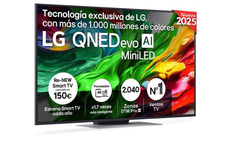 TV LG 55%%%quot; 55QNED87A6B UHD QNED EVO MINILED ALFA8