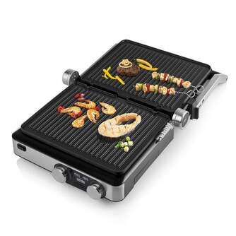 GRILL PRINCESS 117310 2000W 29x23  2 TERMOST. INOX