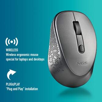 RATON NGS WIRELESS SILENT 2.4GHZ