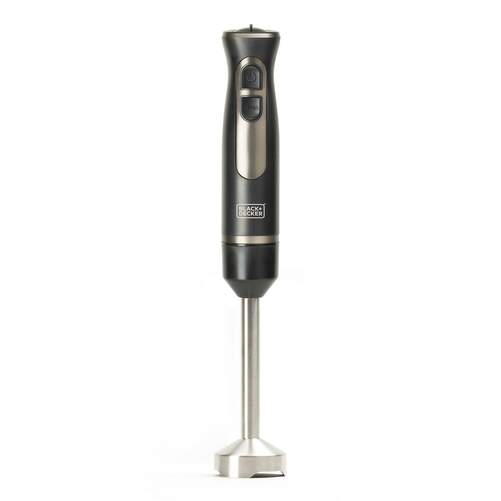 Batidora de mano Black&Decker BXHB800E - 800W , Función Turbo, Inox, Negro
