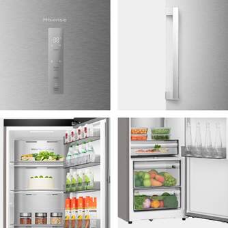 FRI. HISENSE RL3K370SAIE1 186x60 1P NF INOX KFIT