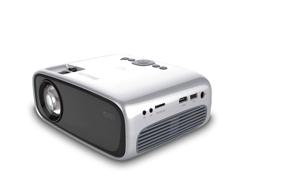 Miniproyector Philips NeoPix Easy NPX440/INT - Hasta 80", Altavoces estéreo