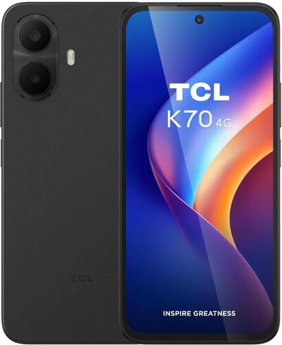 Smartphone TCL K70 T522A 4/128 Azul - 6,8", HelioG100 Turbo, Android 16, 5200mAh, c&aacute;mara doble 50MP
