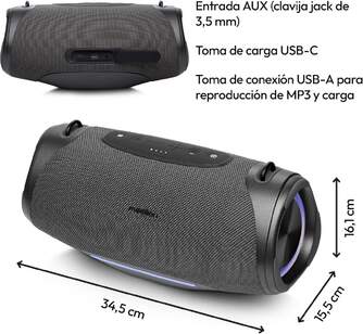 ALTAVOZ MEDION MD 43762 OUTDOOR BT SPEAKER L ANTHA