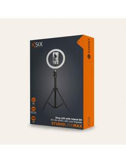 ANILLO DE LUZ KSIX TRIPODE SUELO 1,60M BXYOUTUB02